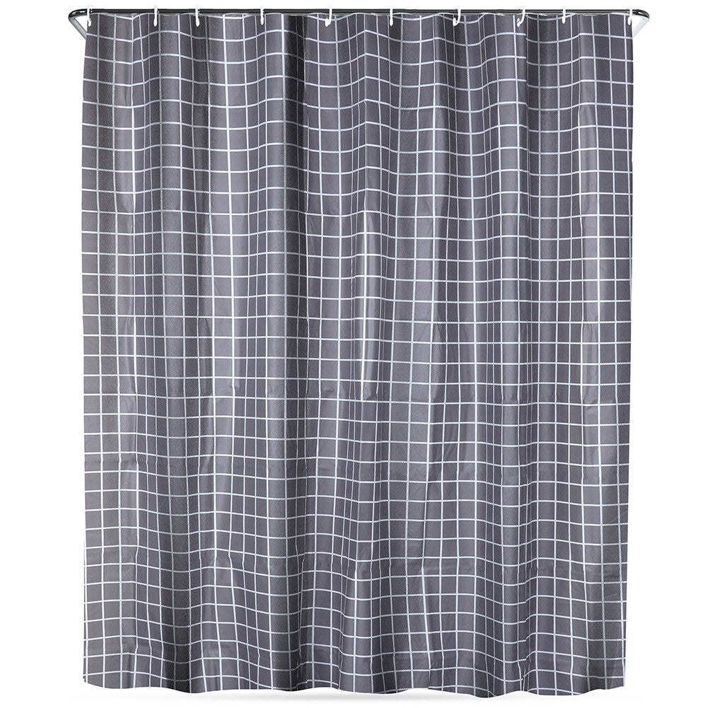 Shower curtain hooks waterproof 180x180 cm