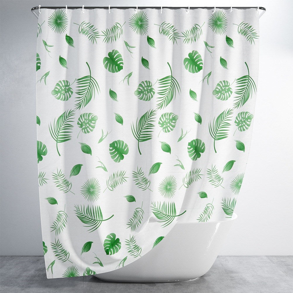 Shower curtain hooks waterproof 180x180 cm