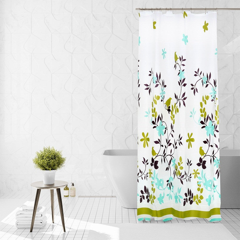 Shower curtain hooks waterproof 180x180 cm