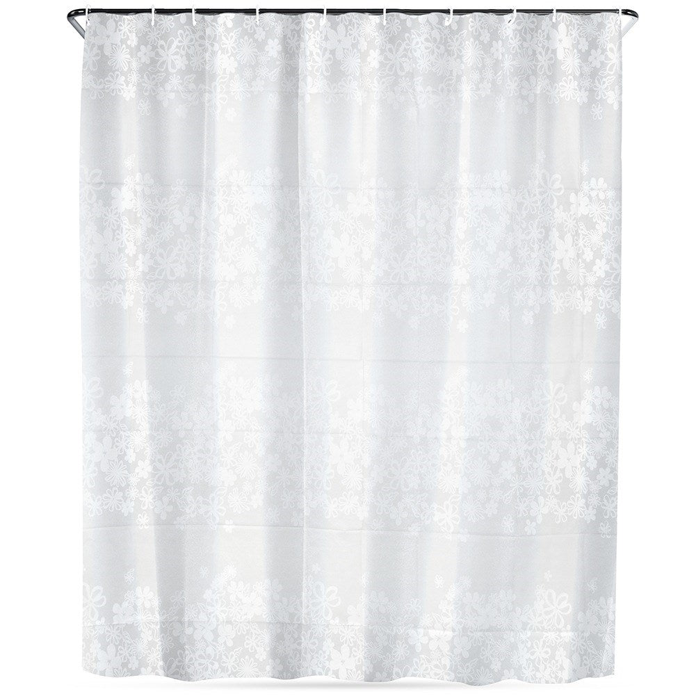 Shower curtain hooks waterproof 180x180 cm