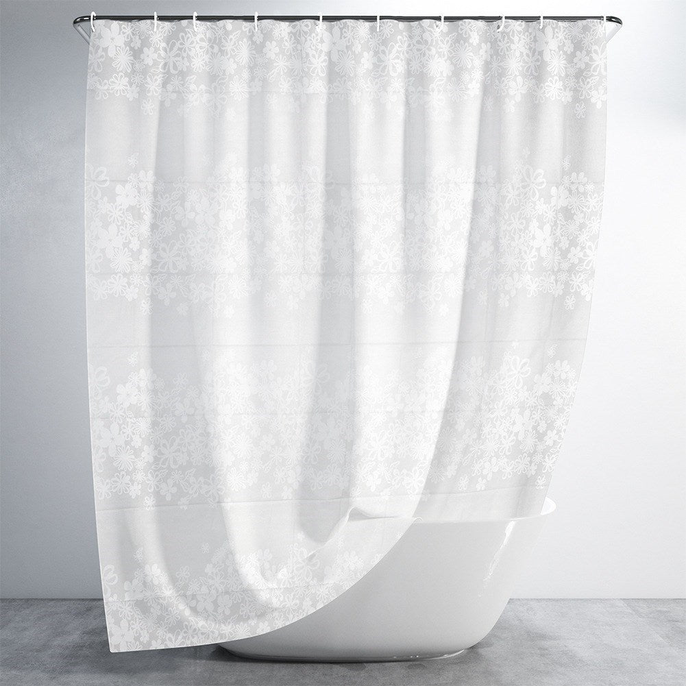Shower curtain hooks waterproof 180x180 cm
