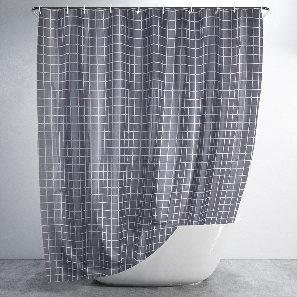 Shower curtain hooks waterproof 180x180 cm