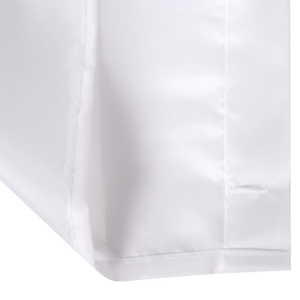 Shower curtain with durable material and 12 hooks