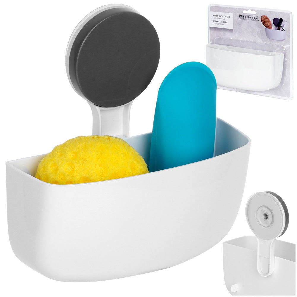 Shower shelf with suction cup 16x7x17 cm