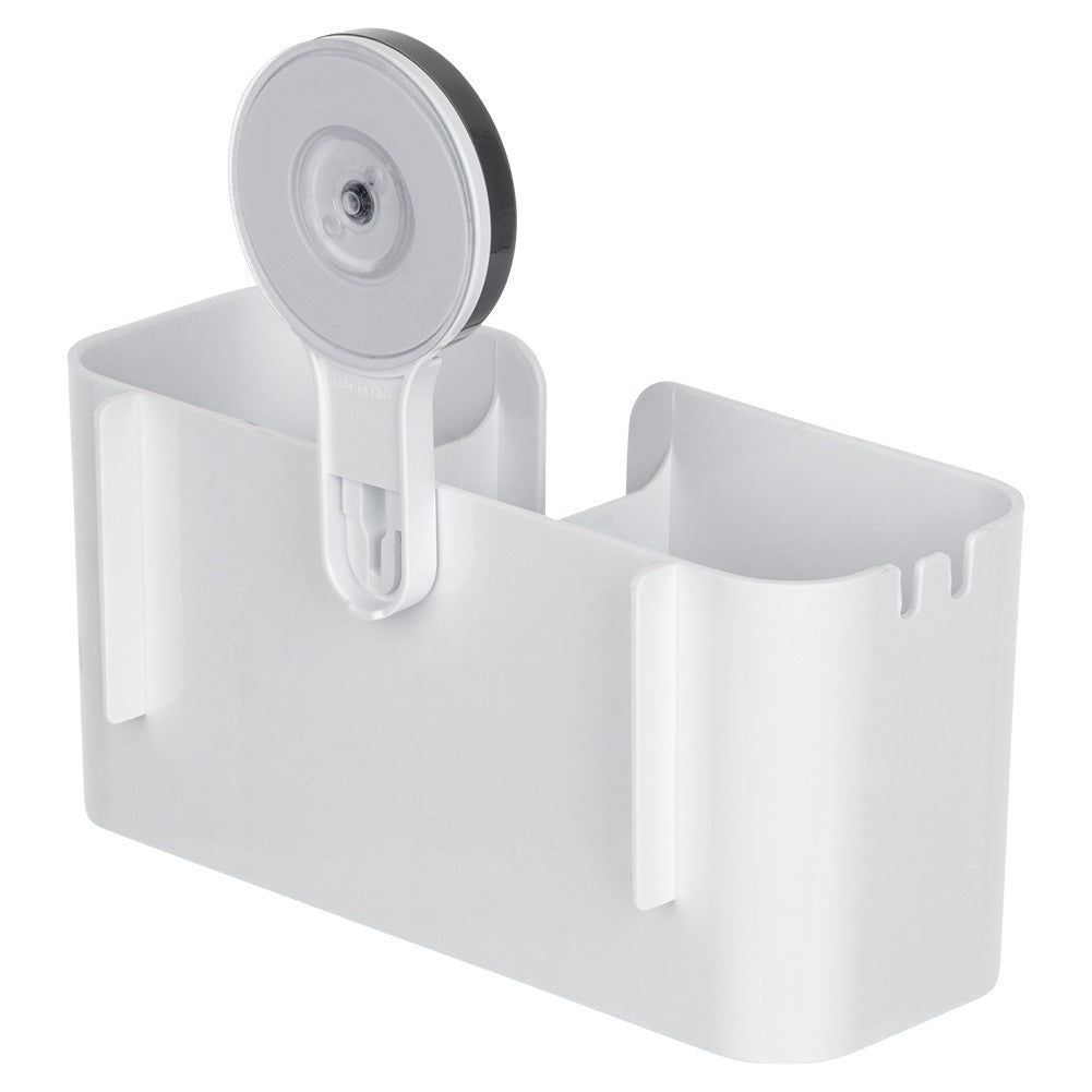 Shower shelf with suction cup 21x9x19 cm