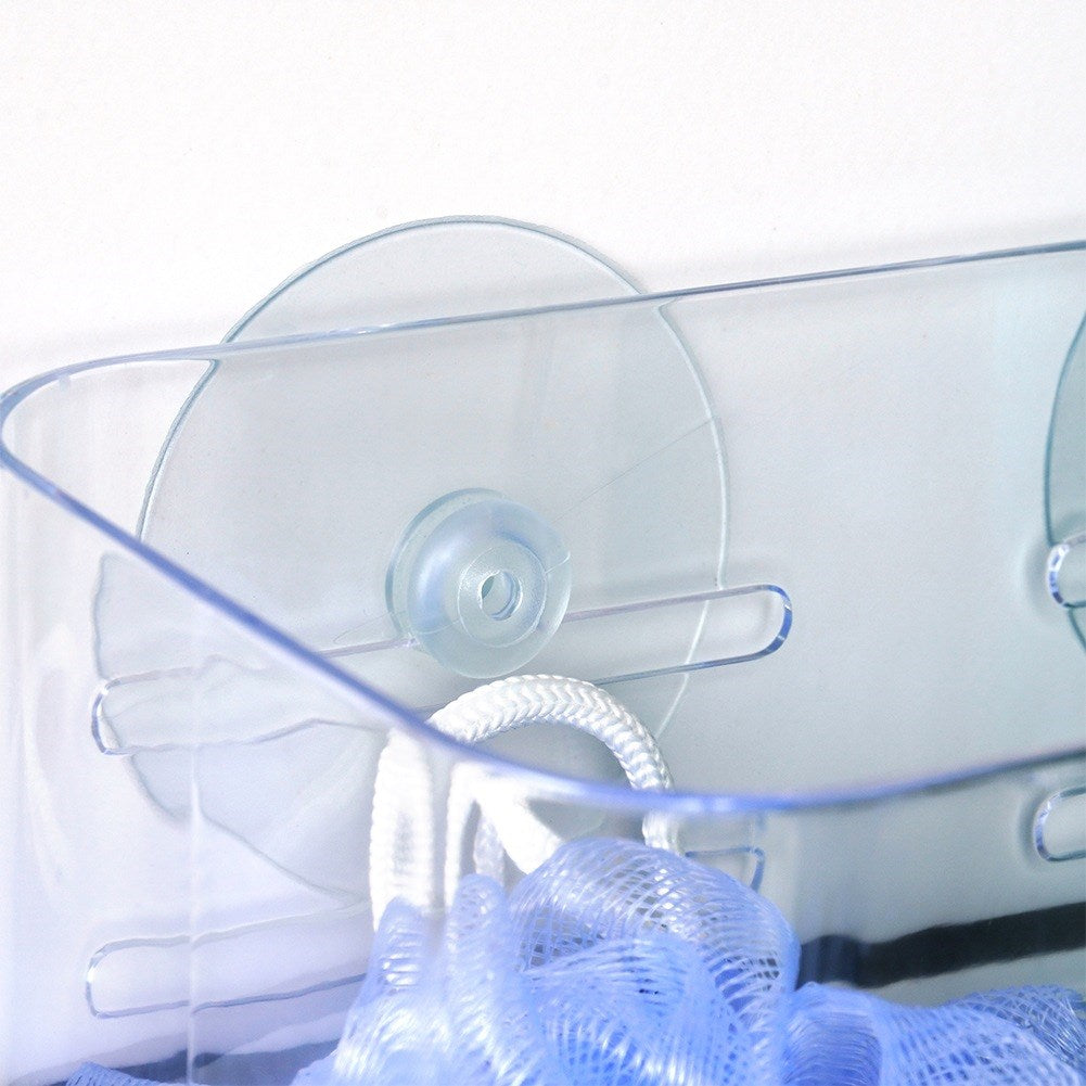 Shower shelf with suction cups 15.5x8x8.2 cm