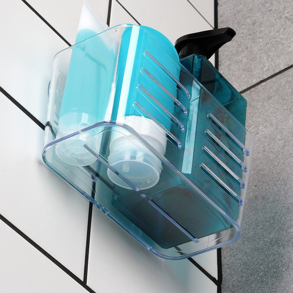 Shower shelf with suction cups 15.5x8x8.2 cm