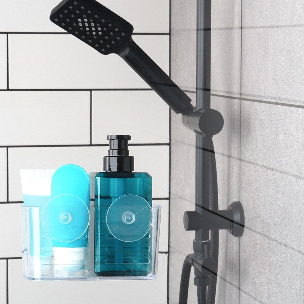 Shower shelf with suction cups 15.5x8x8.2 cm