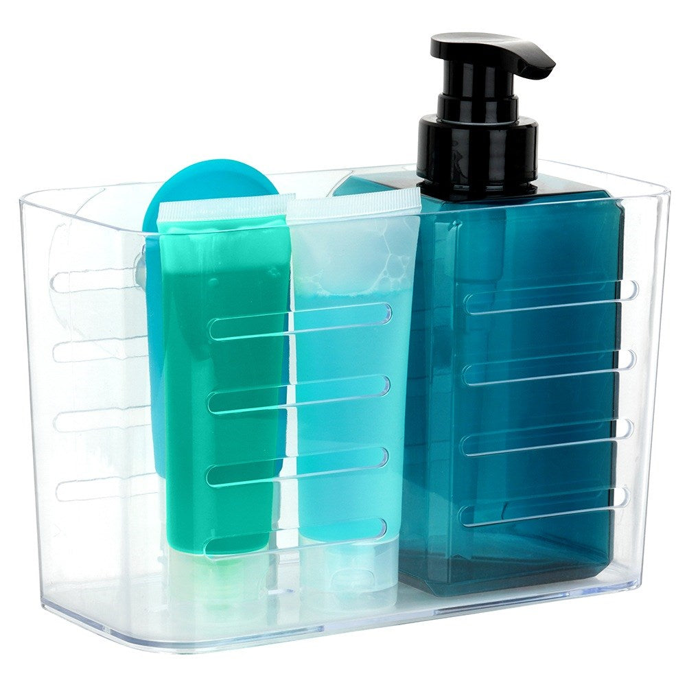 Shower shelf with suction cups 18.5x9x12 cm