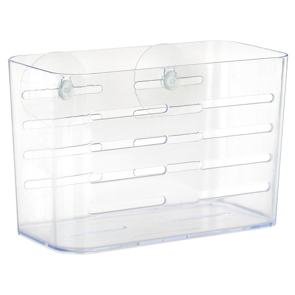 Shower shelf with suction cups 18.5x9x12 cm