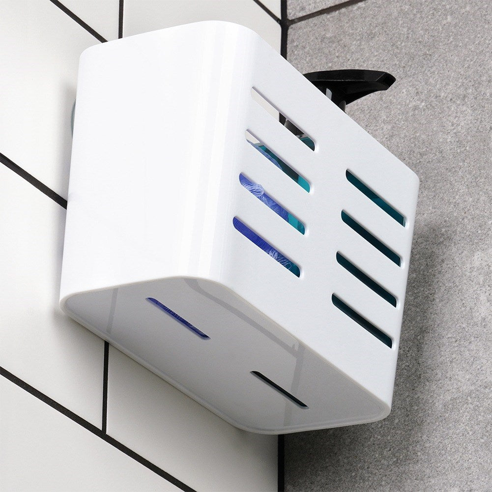 Shower shelf with suction cups 18.5x9x12 cm