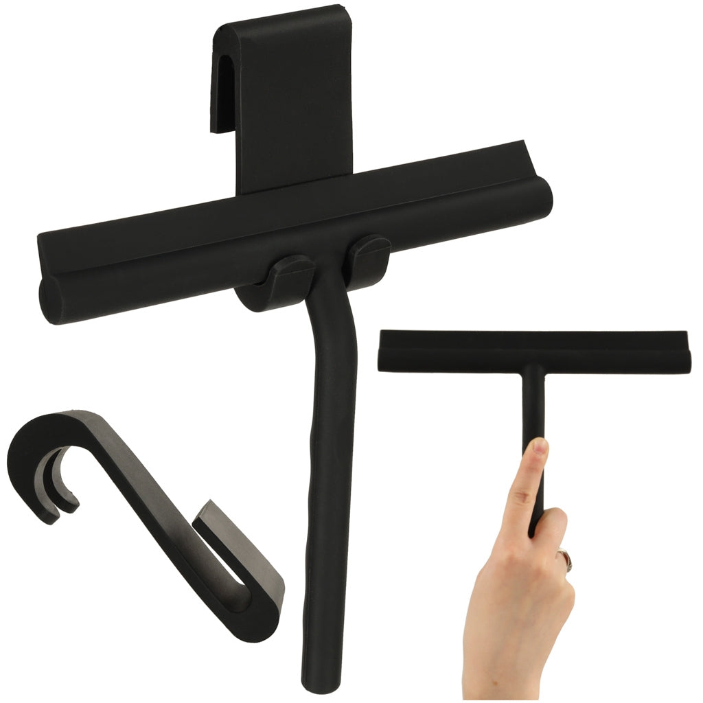 Shower steam squeegee