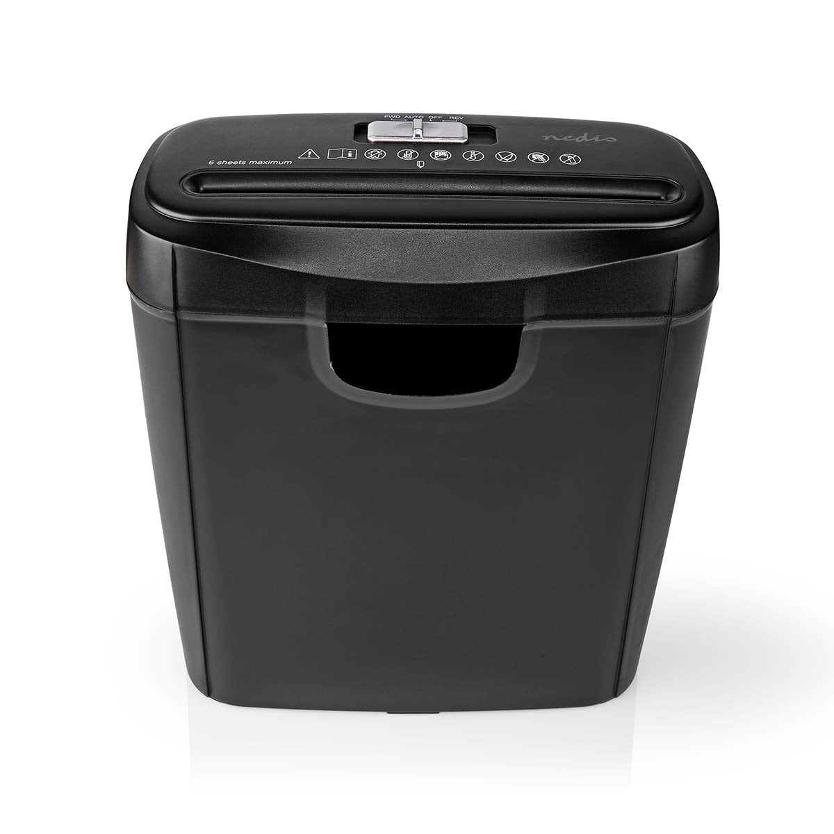 Shredder | 6x A4 pages | 10 l | Safety standard: DIN 2 | 190 W | Black