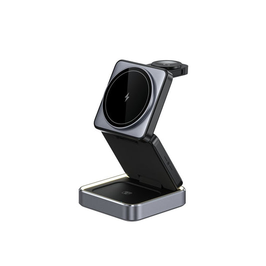 SiGN 3-in-1 Foldable Wireless Magnetic Charging Station 15W