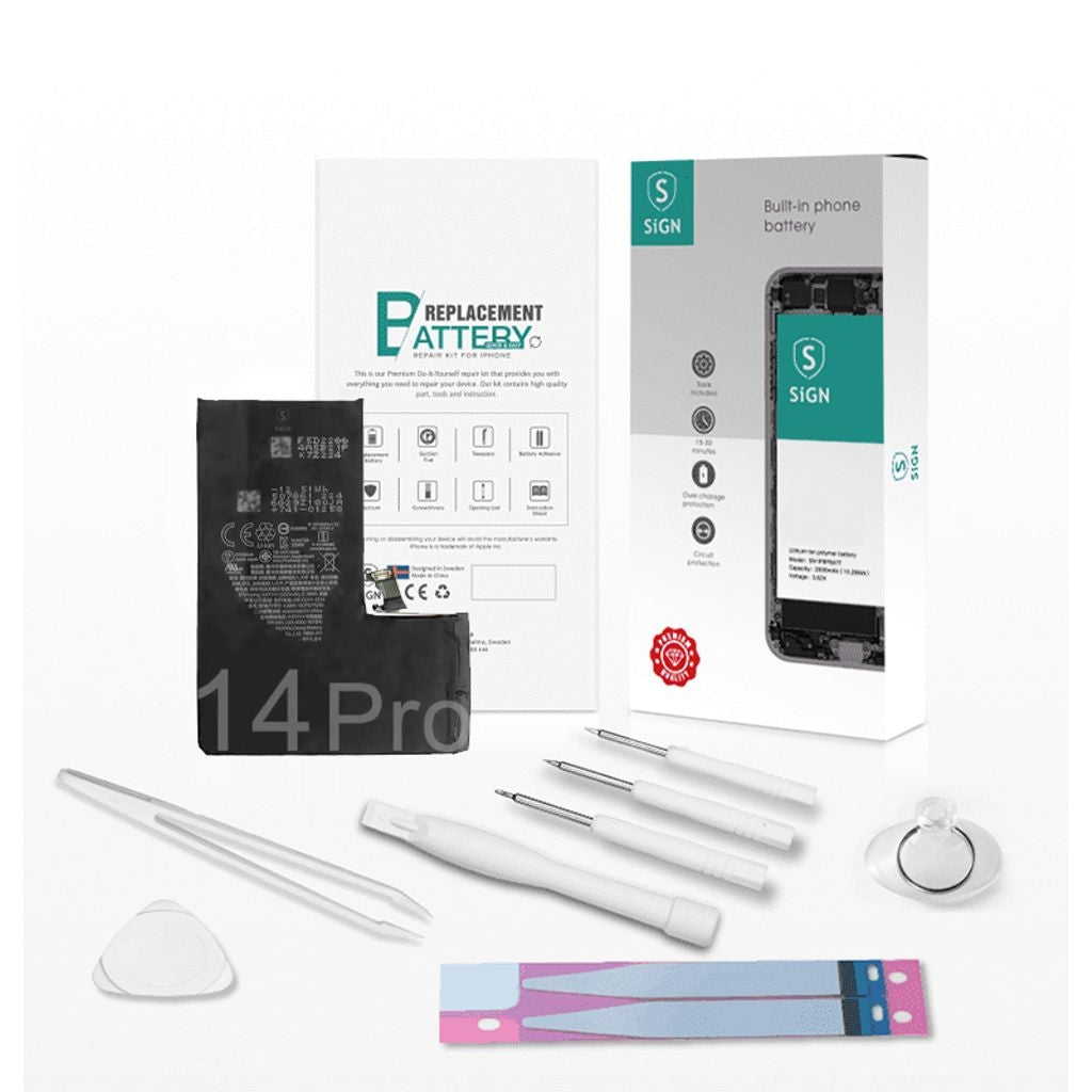 SiGN Complete Battery Replacement Kit - iPhone 14 Pro