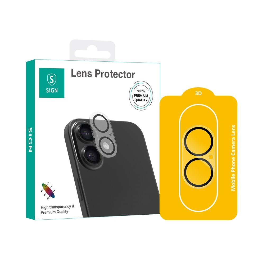 SiGN Lens Protector in Tempered Glass for iPhone 17