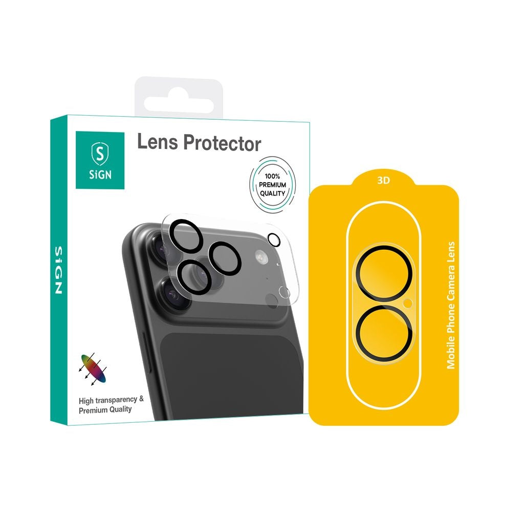 SiGN Lens Protector in Tempered Glass for iPhone 17 Pro Max