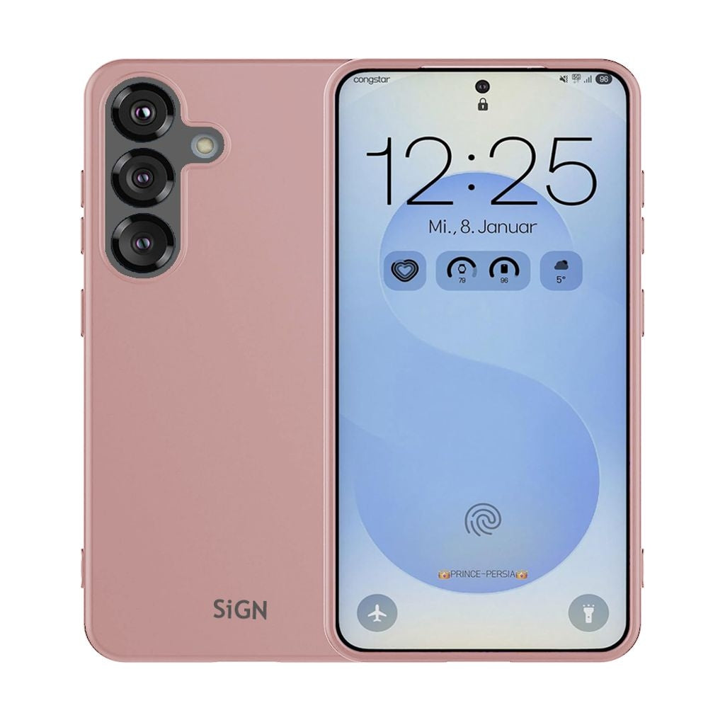 SiGN Liquid Silicone Case for Samsung Galaxy S25 Plus - Pink