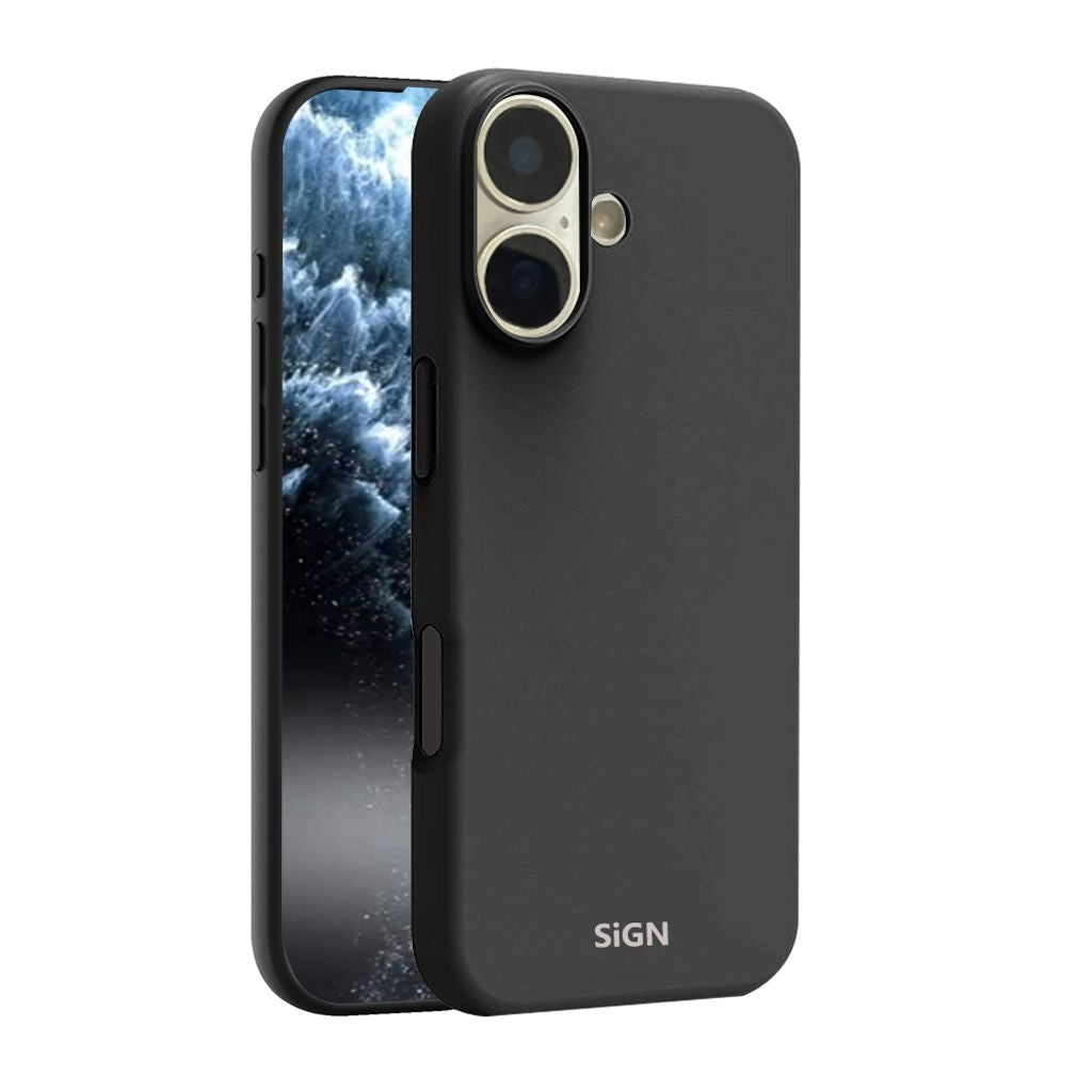 SiGN Liquid Silicone Case for iPhone 17 - Black