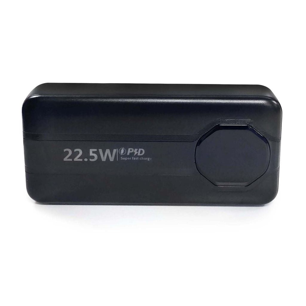 SiGN Powerful Powerbank with Built-in Cables, 20000mAh - Black
