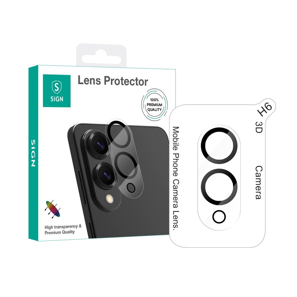SiGN Samsung Galaxy S25 Edge Lens Protector in Tempered Glass