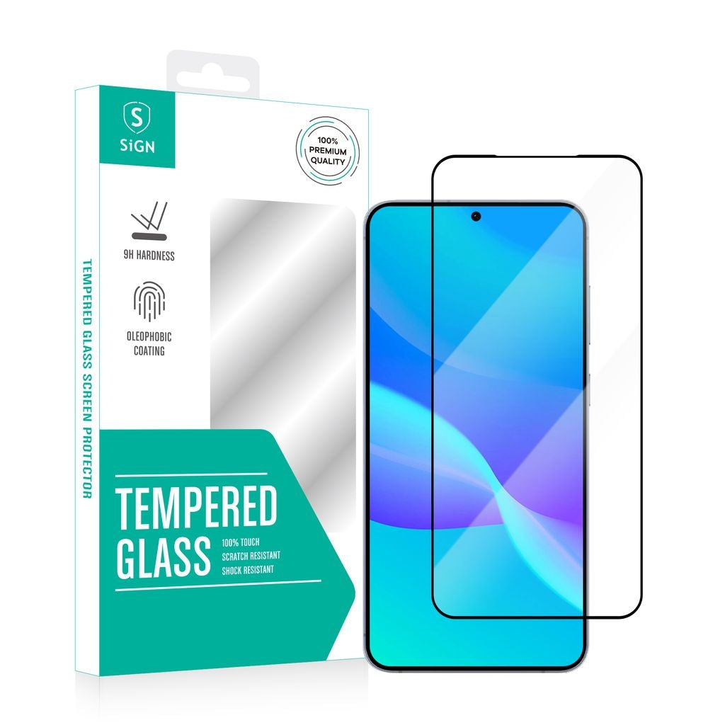 SiGN Samsung Galaxy S25 Plus Screen Protector Tempered Glass Ultrasonic Fingerprint Unlock