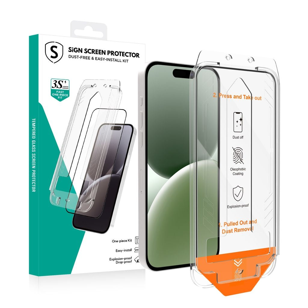SiGN Screen Protector iPhone Air – EZ Apply with dust-free applicator