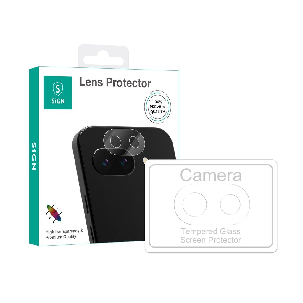 SiGN Tempered Glass Lens Protector for Google Pixel 9a
