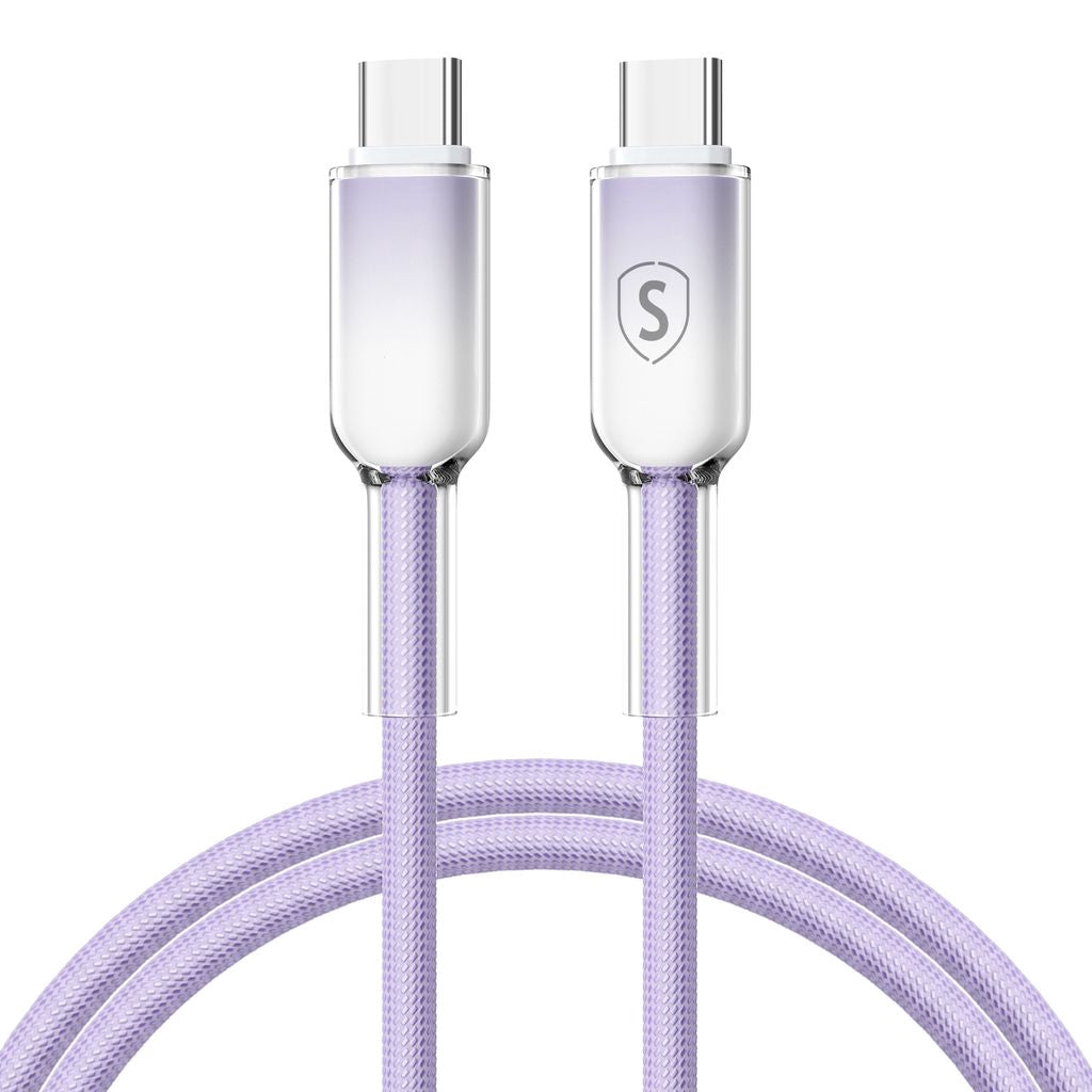 Sign Dynamic Series USB-C till USB-C-kabel 60W, 1M - Lila