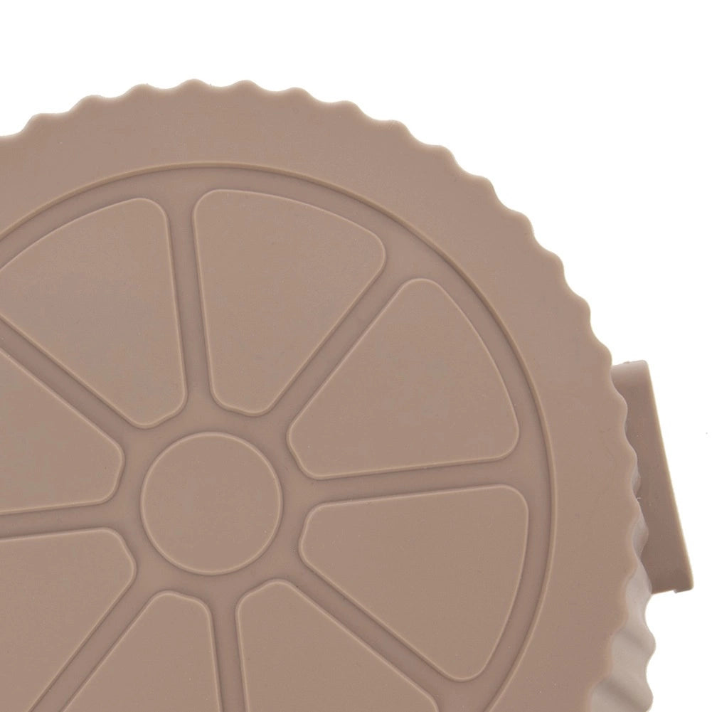 Silicone Air Fryer Liner, Reusable, 23 cm, Beige