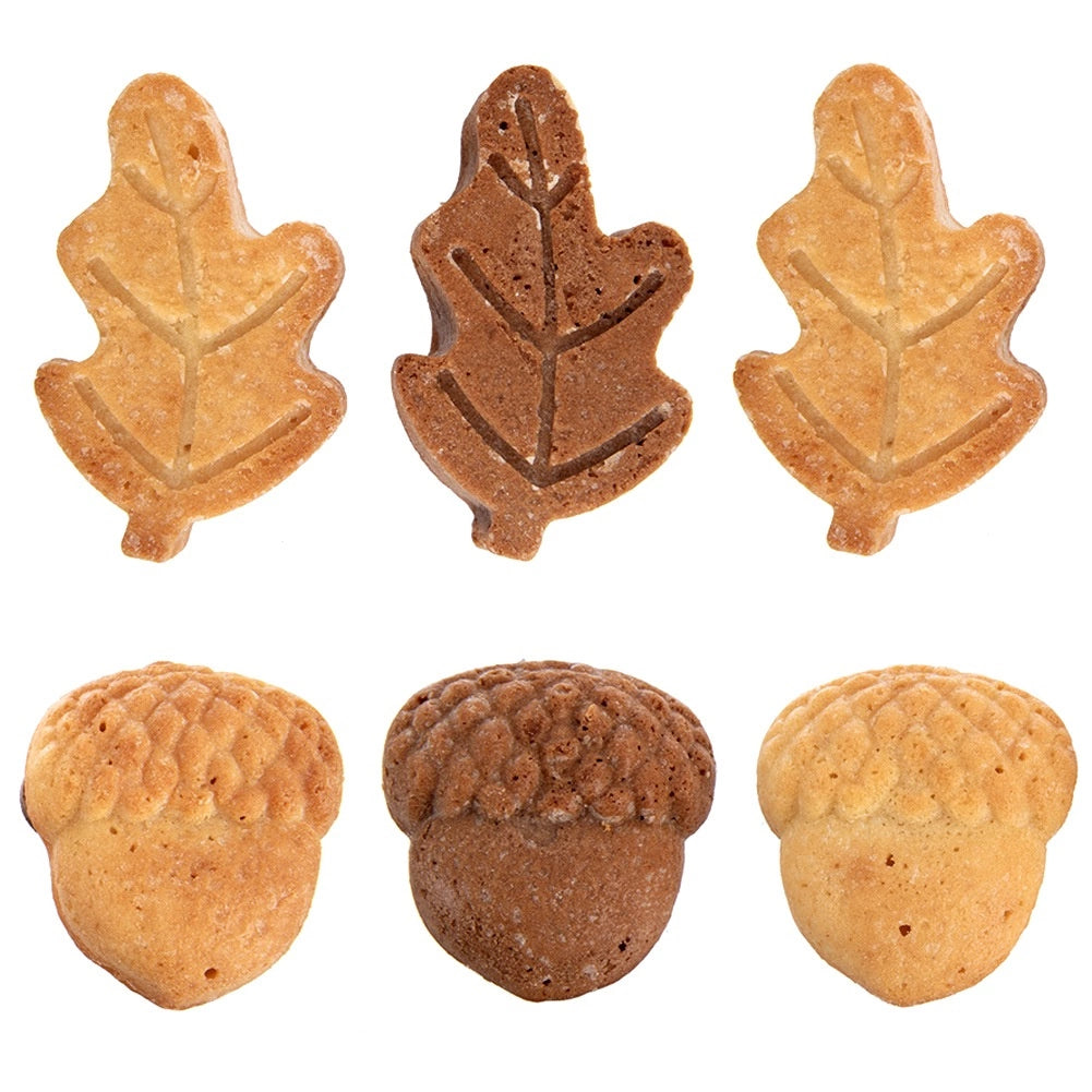 Silicone Autumn Cookie Mold, 6 Shapes, 27x17x3 cm