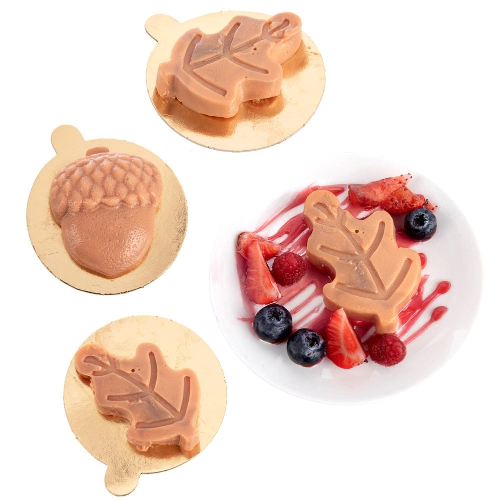Silicone Autumn Cookie Mold, 6 Shapes, 27x17x3 cm