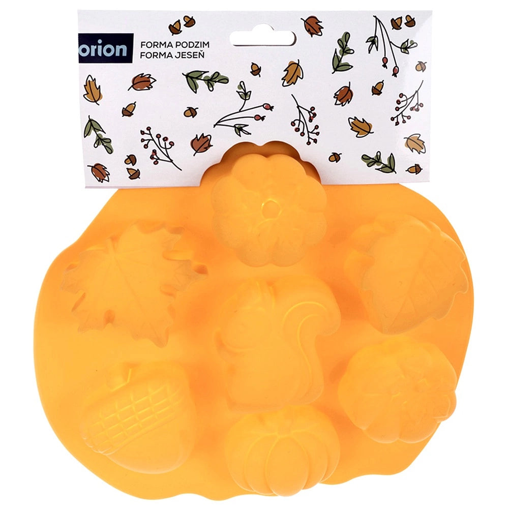 Silicone Autumn Cookie Mold, Non-Stick, 26x25x3 cm