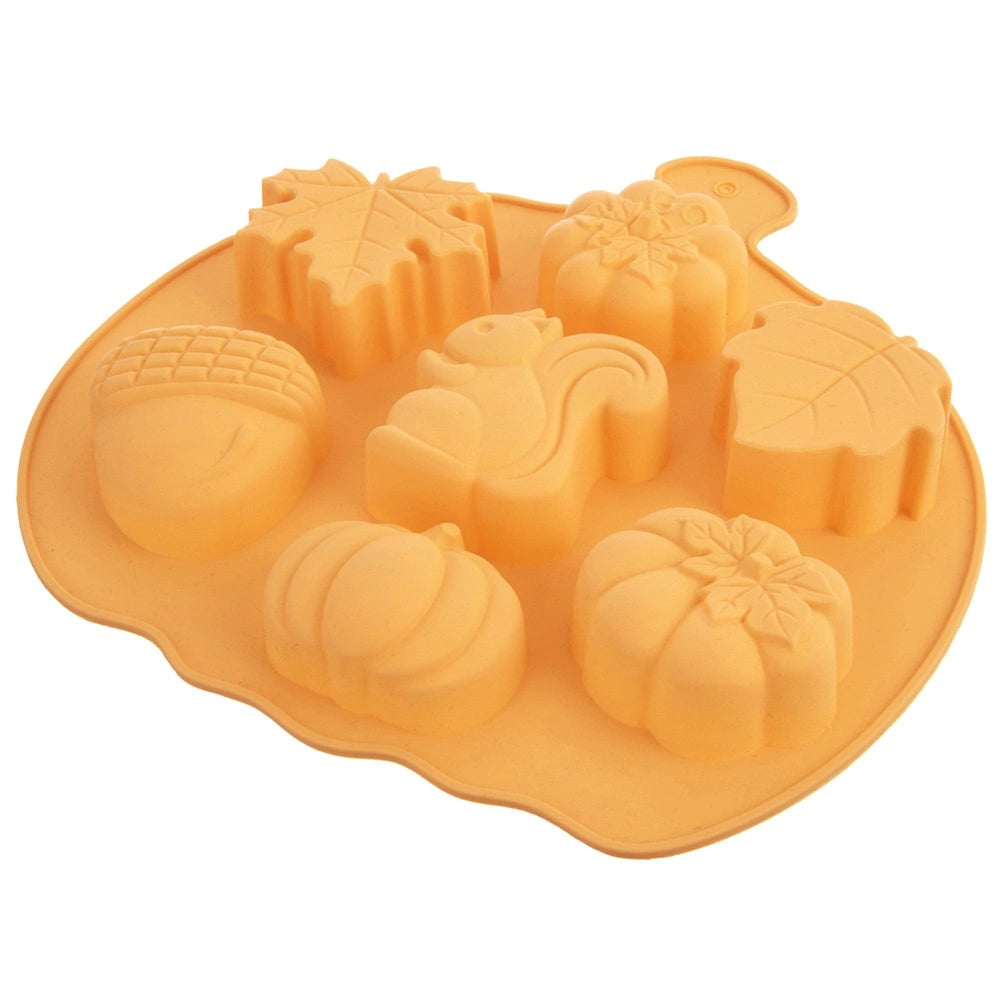 Silicone Autumn Cookie Mold, Non-Stick, 26x25x3 cm