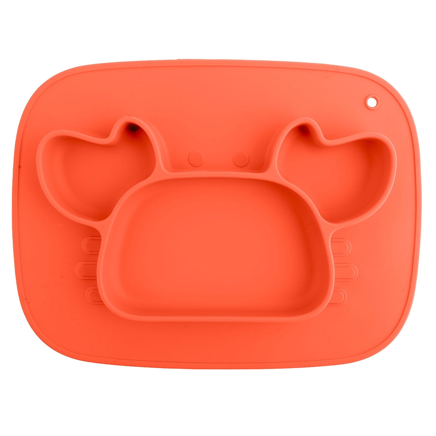 Silicone Baby Feeding Plate, Crab Design