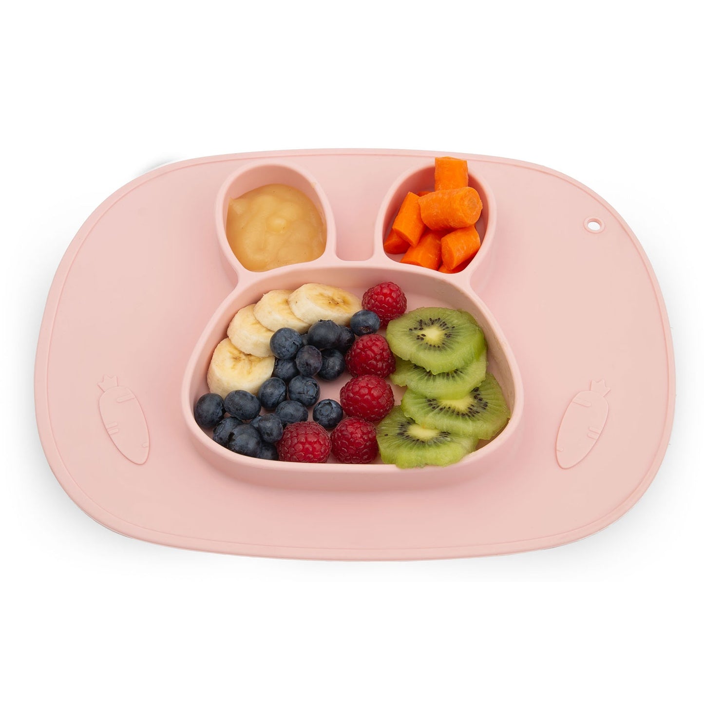 Silicone Baby Feeding Plate, Rabbit Design