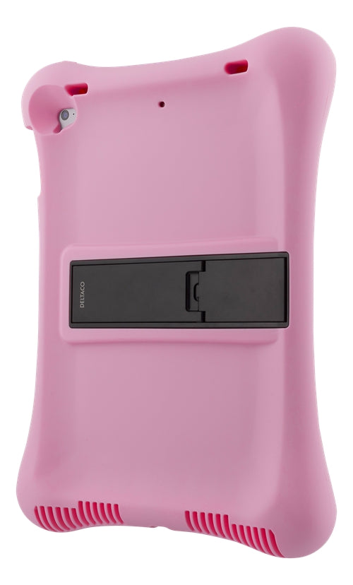 Silicone Case with Stand for 10.2-10.5" iPad Tablets - Pink