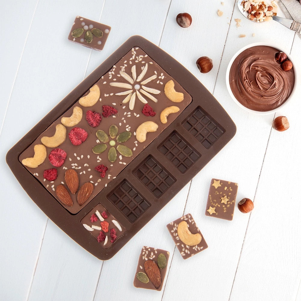 Silicone Chocolate Mold, 18.5x13.5 cm, Oven & Freezer Safe