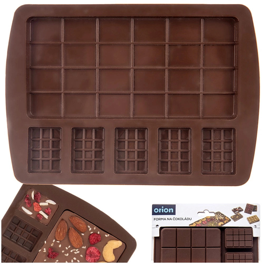 Silicone Chocolate Mold, 18.5x13.5 cm, Oven & Freezer Safe