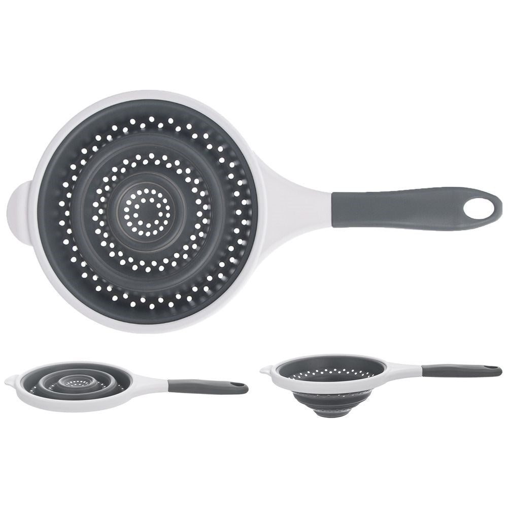 Silicone Colander with Handle - 25.5 cm Diameter