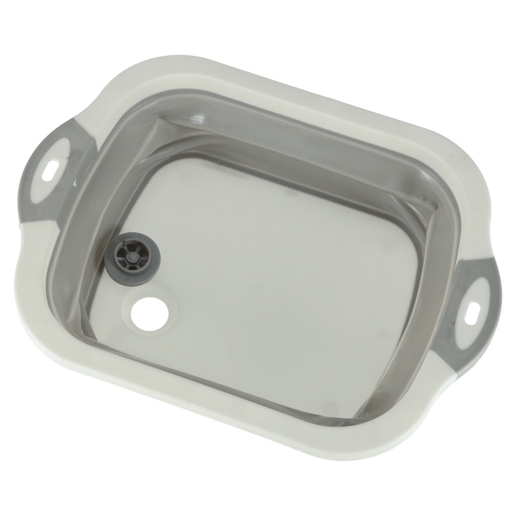 Silicone Folding Bowl with Drain & Cutting Board Combo