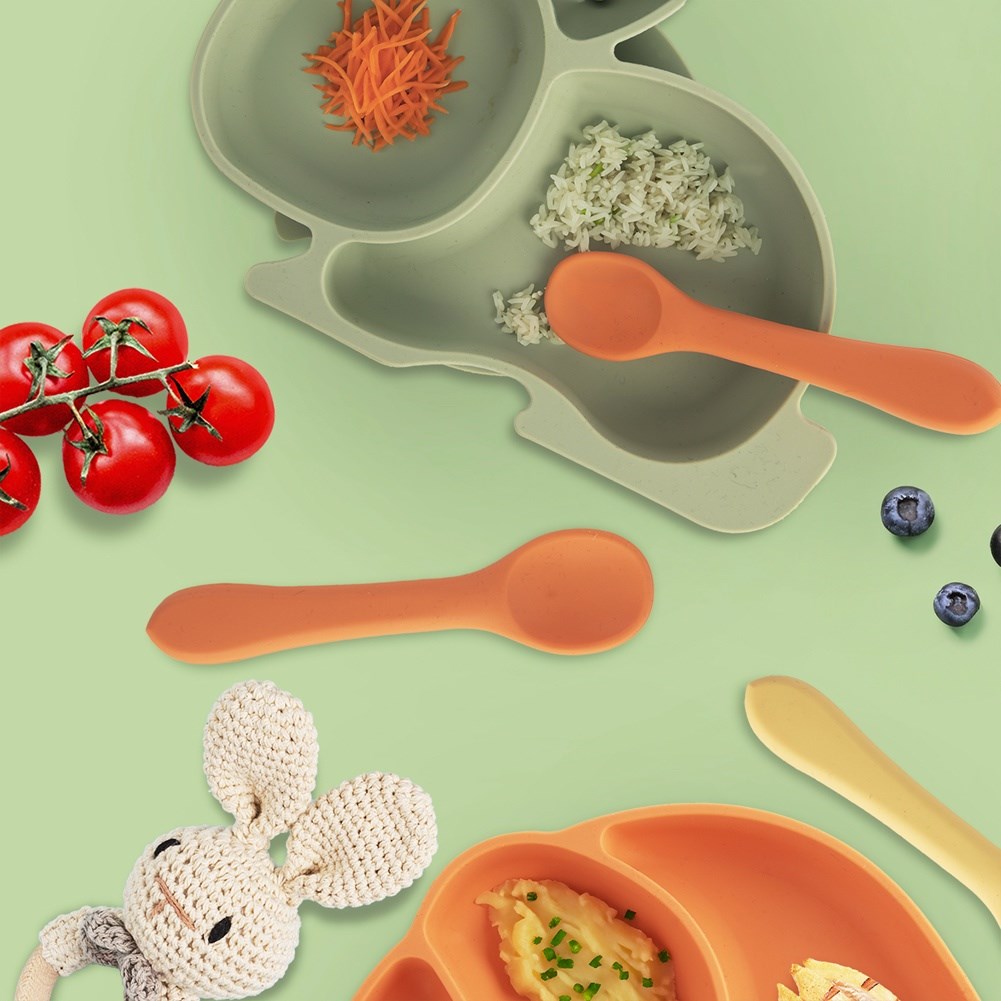 Silicone baby spoon 14 cm