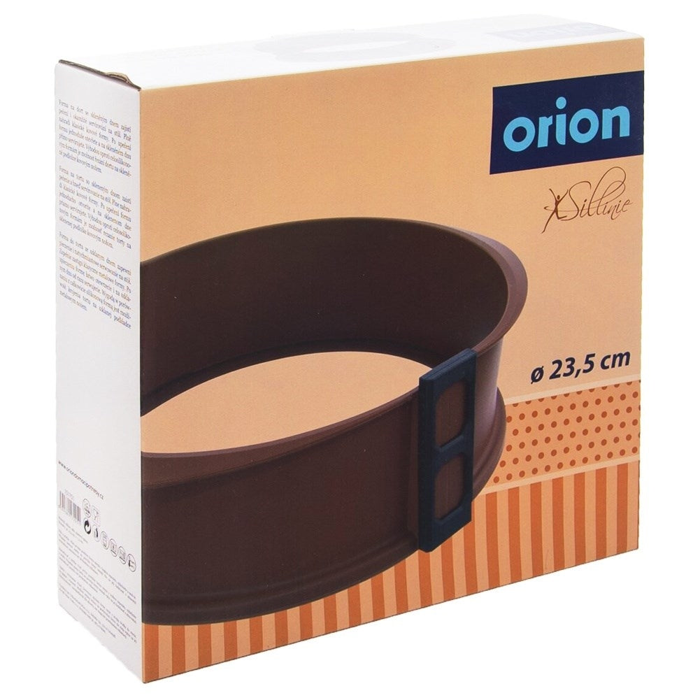 Silicone baking dish with glass bottom for easy serving