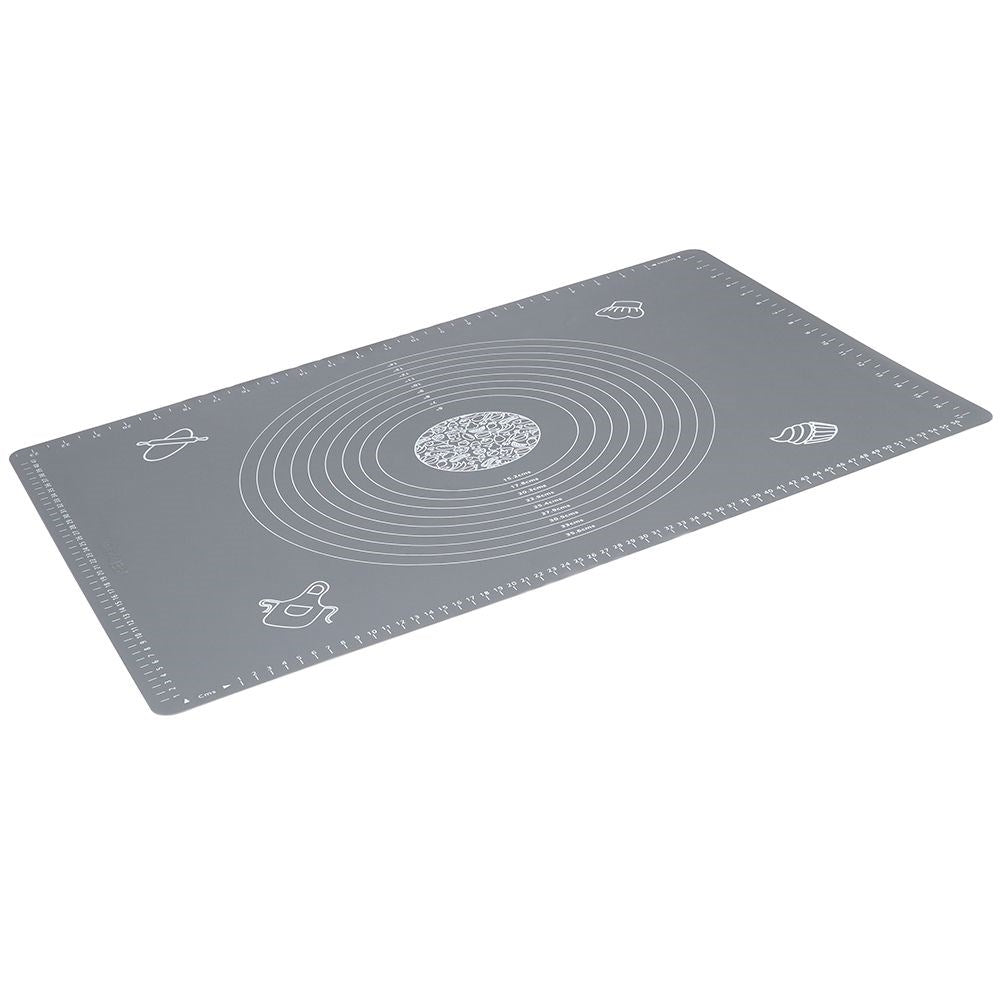 Silicone baking mat: Minimal flour, easy storage