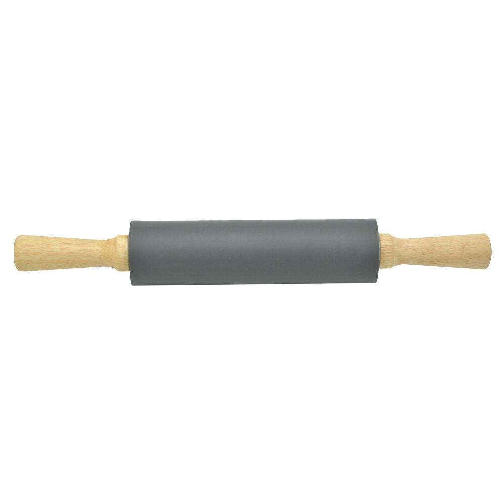 Silicone baking mat & rolling pin: Smooth, space-saving baking
