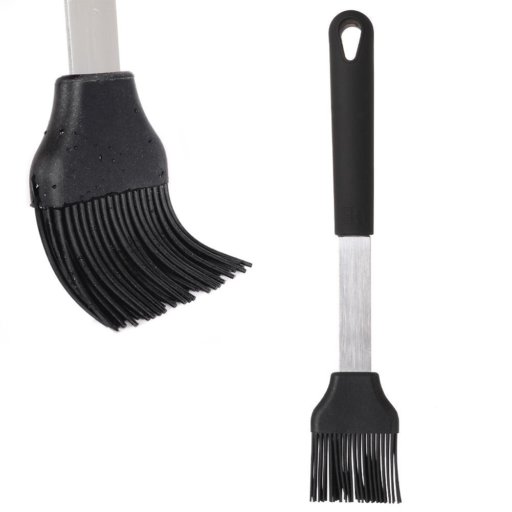 Silicone brush for meat, pastries and kitchen utensils