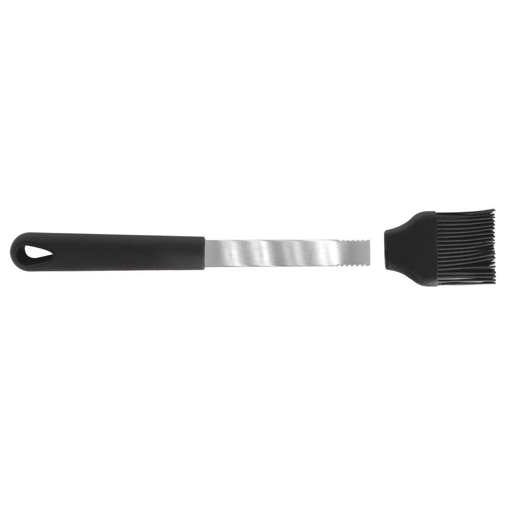 Silicone brush for meat, pastries and kitchen utensils