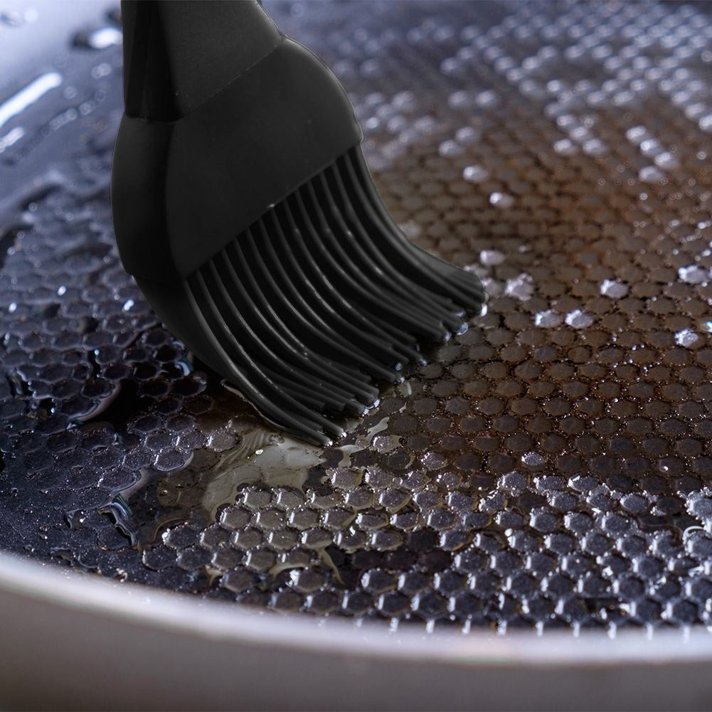 Silicone brush for meat, pastries and kitchen utensils