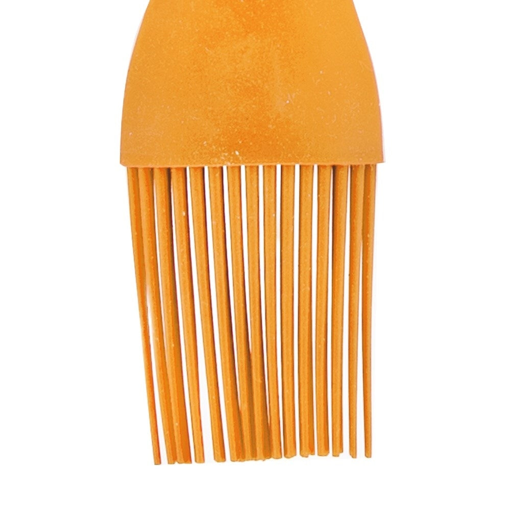 Silicone brush with stainless steel handle, heat resistant to 220°C