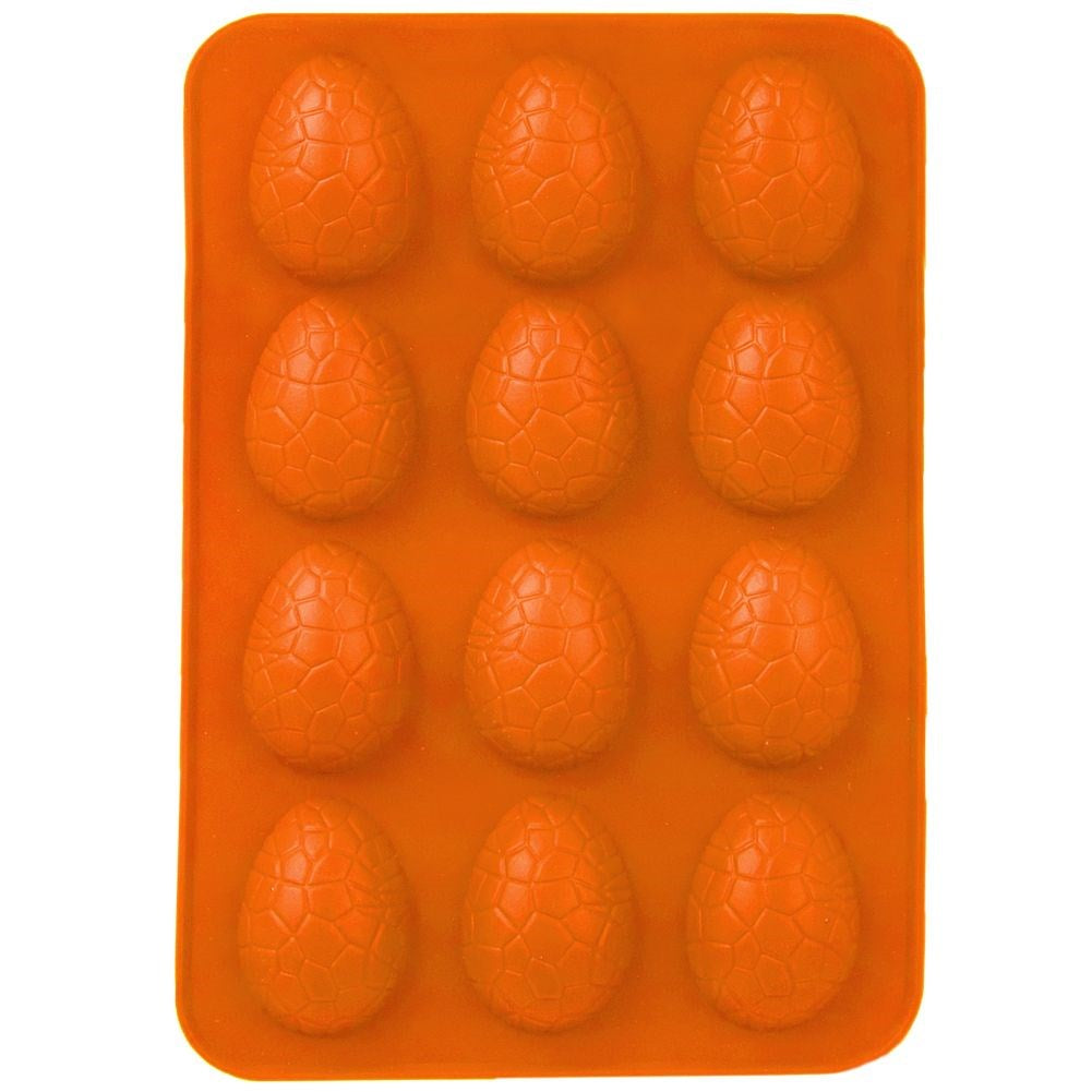 Silicone cake and praline mold, orange, eggs, SILLINIE